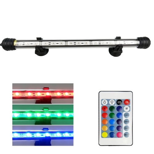 

AC110-240V 3W 15 LED RGB погружная аквариумная лампа