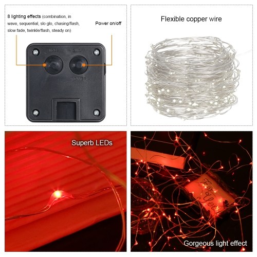 

Solar Powered Energy Copper Wire Fairy String Light