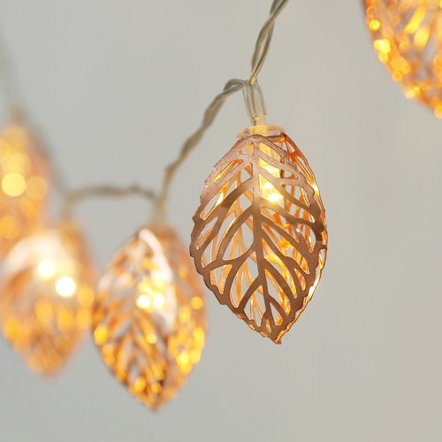 

4.5V 1.2W 3M 20 светодиодов Полый дизайн листьев Fairy String Light
