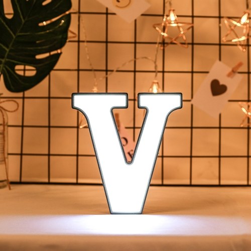 

White Letter-Shape Lamp Home Club Outdoor Indoor Party Wedding Decoration