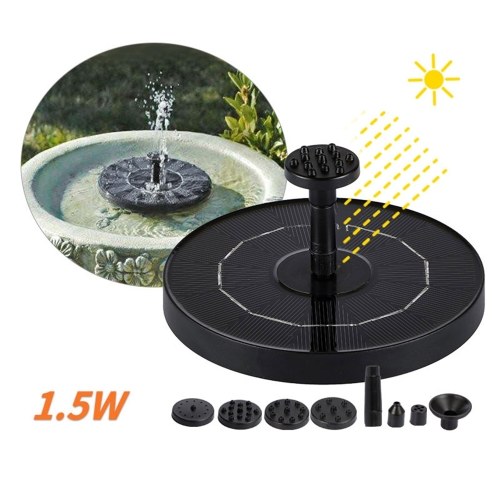 

1.5W Solar Water Pump Fountain Garden Landscape Small Fountain