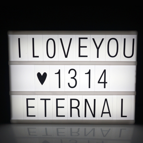 

90Pcs Letters with 36LEDs Free Combination Cinematic Lightbox