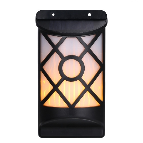 66LEDs Solar Power Energy Dancing Flickering Visual Effect Wall Lamp