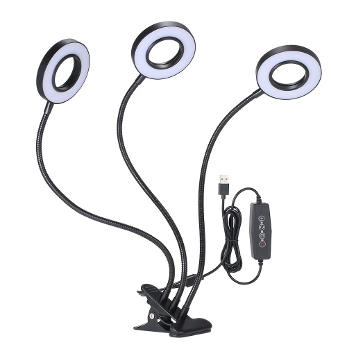 

DC 5V 27W 54leds Тройные светодиоды Лампа для выращивания растений Лампа для выращивания растений Питание от USB 3 режима освещения 3 таймера Установка времени Установка времени Функция