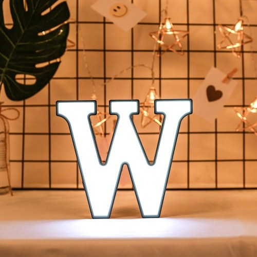 

White Letter-Shape Lamp Home Club Outdoor Indoor Party Wedding Decoration