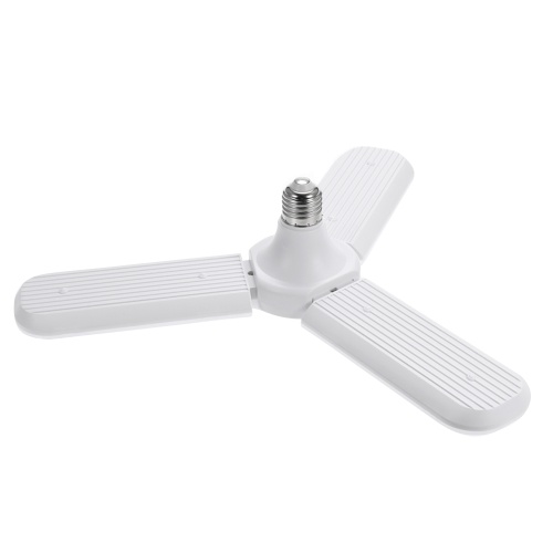 AC 85-265V Foldable Fan Blade Bulb E27 2/3/4/5 Fans Ceiling Garage Lights
