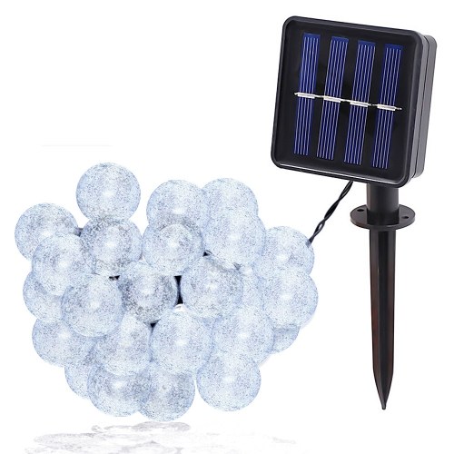 

Solar 1.8CM Bubble Bulb Lamp String IPX4 2/8 Lighting Modes 5/6.5/7/9.5/12/22M 20/30/50/100/200LED