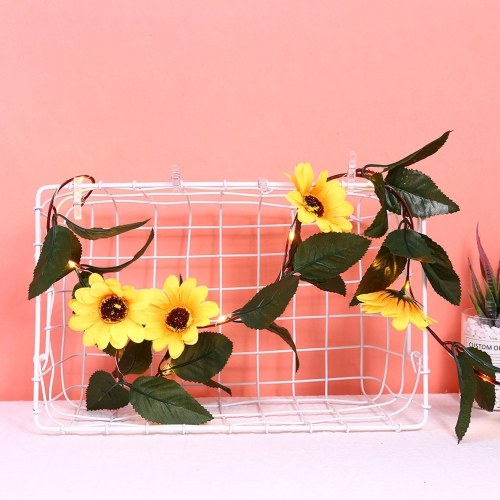 30 Lamp Beads Artificial Sunflowers Green Leaves String Light Constant Bright Warm White Beautiful Room Decoration
30 Lamp Beads Artificial Sunflowers Green Leaves String Light Constant Bright Warm White Beautiful Room Decoration