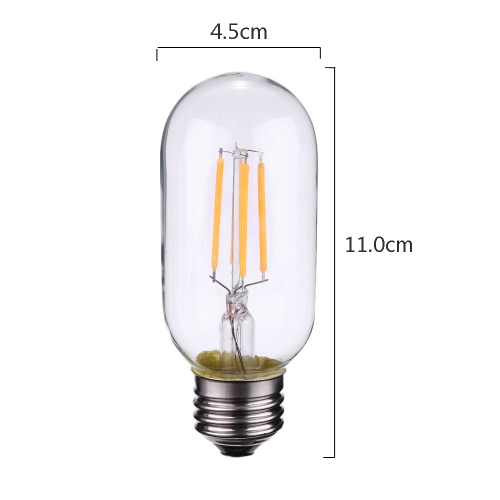 

TOMSHINE 4W T45 LED Filament Bulb Light AC220-240V E27 Base Vintage Retro Holiday Festival Decorations Warm White