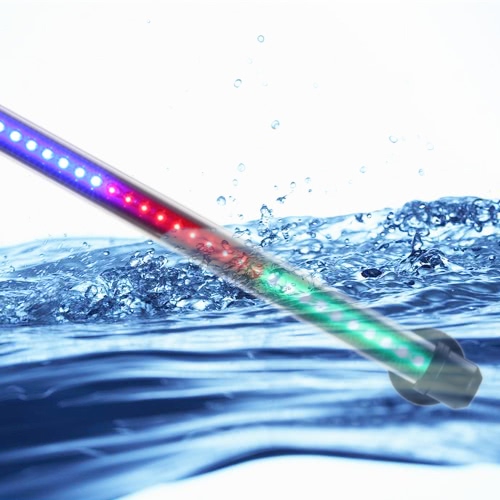 

18.9" 4W 57LED 3 Colors IP68 Waterproof Submersible Aquarium Light Suction Stick Bar Lamp for Fish Tank Pet Cage Cistern Rockery