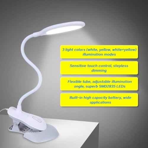 

40 LED Sensitive Touch Control Desk Lamp 3 Lighting Modes Table Lamp