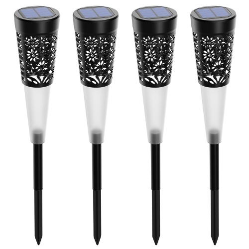 

8PCS Solar Powered Operated Outdoor Lawn Lamp Hollow-out Design Sensitive Light Control
