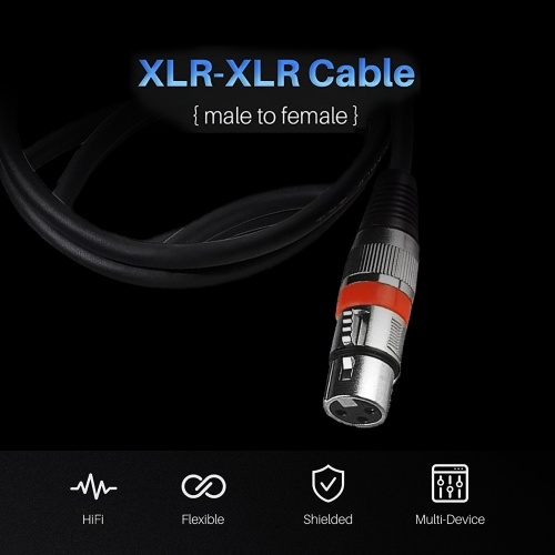 4PCS 1.2M XLR Cable Set Canon Male to Female Audio Output Input Cable KTV Audio Microphone XLR Microphone Cable 