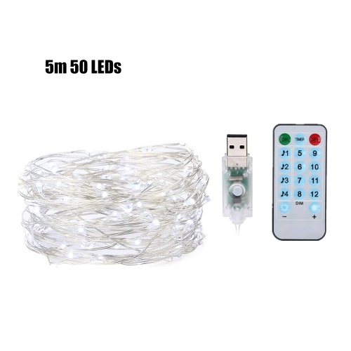 

16.4ft/5m 50 LEDs Sound Activated Music String Lights