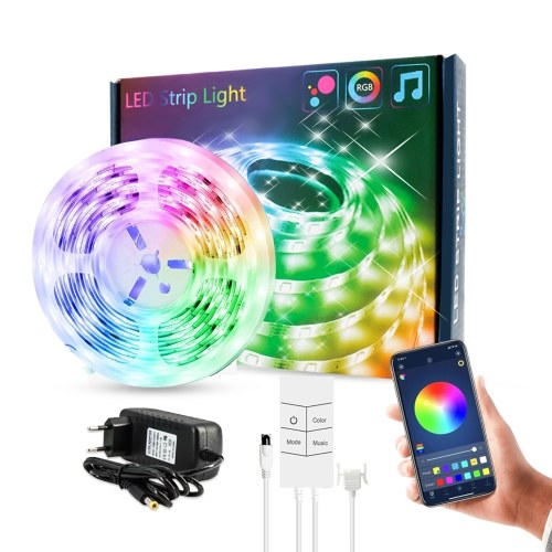 

LEDs Strip Light Set Music USB RGB Flexible LED Rope Lighting with 44-Keys IR Remote