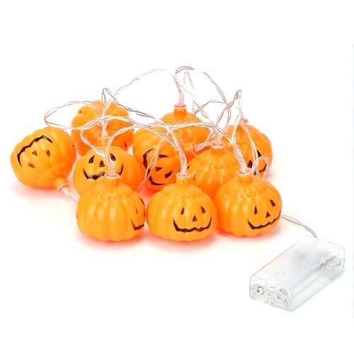 1,5 m Halloween 10 LED luci stringa di zucca bella mini lanterna lampada casa festa decorazioni natalizie