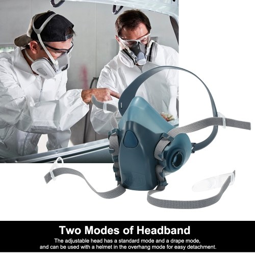 

8200 Half Face Gas Mask Respirator Organic Gas Protection Dust-proof Mask Anti Haze Painting Spraying Mask