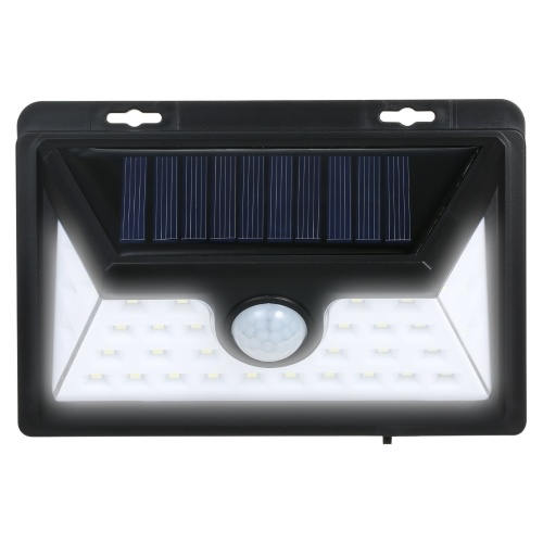 6W 34LEDs Solarbetriebene PIR-Bewegungssensor-Wandleuchte