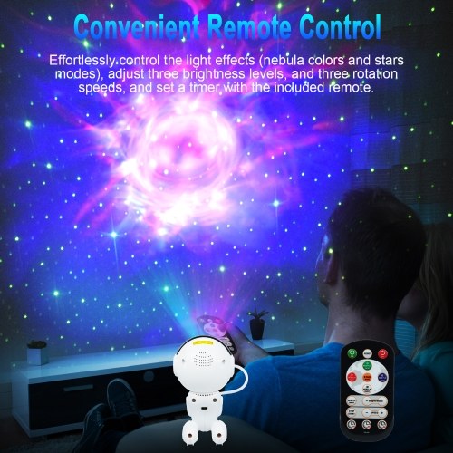 Star Projector Galaxy Night Light Starry Nebula Ceiling LED Lamp 15 Light Effects with Remote Control
