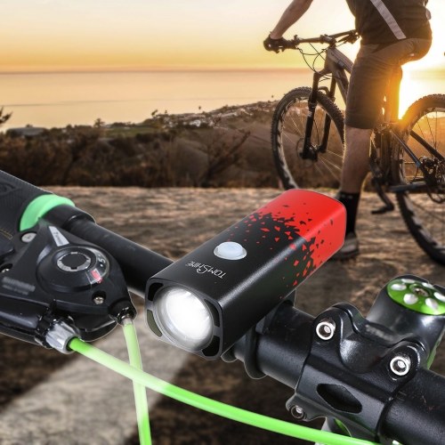 Luces delanteras para bicicletas y luces traseras para bicicletas Tomshine con luz de cola