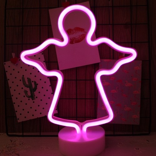 

Cute Design Night Light Beside Lamp 3 * AA Cell Operated USB Powered Home Decoration