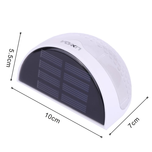 

Lixada 0.36W 6 светодиодов солнечной энергии Открытый безопасности свет лампы управления Болл полукруг Настенный Night Light Легки