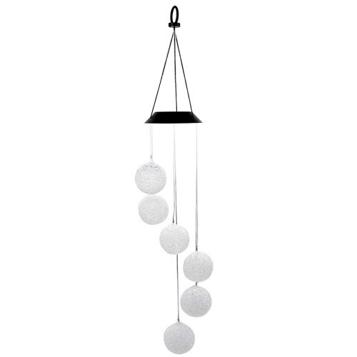 

Solar Wind Chime Light Courtyard Garden Windbell Chandelier Landscape Lamp Waterproof IP65 Multicolour Light