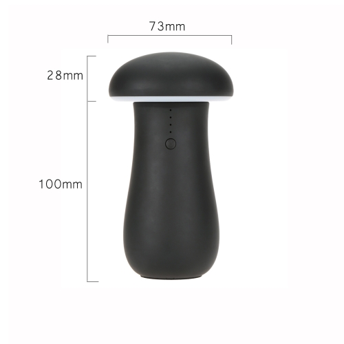 

Rechargeable Wireless 2.5W 22-24LM 6000-6500K LED Mushroom Night Light With USB Interface Built-in Batteries 8000mAh