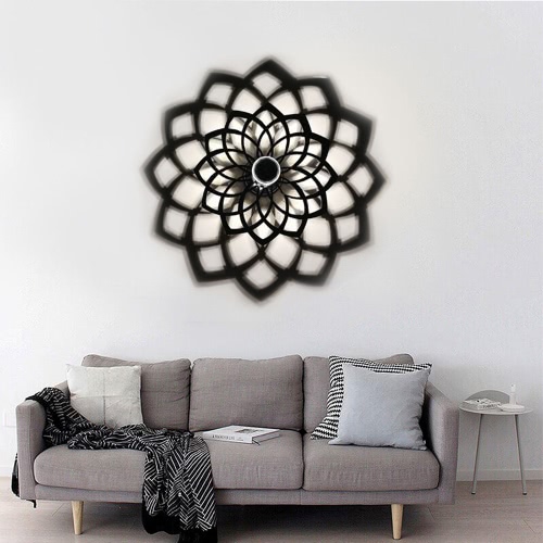 

Modern Art Creative Wall Lamp Acrylic Carving Corridor Decorative LED Warm Light