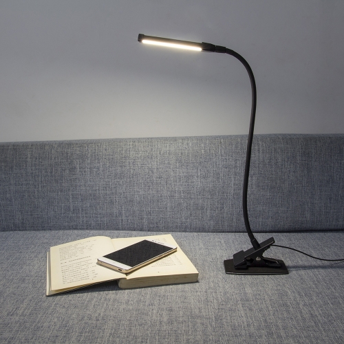 

4W LED Eye Protection Clamp Clip Light Table Desk Lamp Ultra Bright Bendable USB Powered Flexible for Reading Working Studying