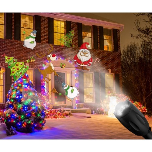 4W 4 LEDs Music Projector Light with Tripod