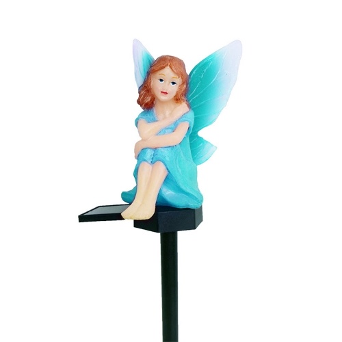 

Solar LED Lamp Flower Fairy Lawn Lamp Garden Courtyard Decorative Lamp IP65 Warm White Light Pink/ Blue