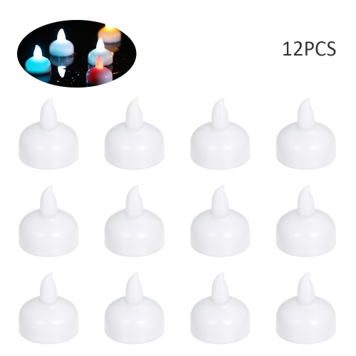 Paquete de 12 velas flotantes LED