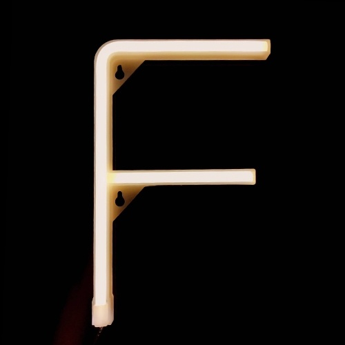 

26 Letter LED Lamp Battery Operated Powered A-Z Shape Warm White