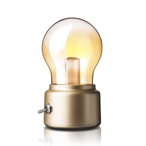 

Vintage Light Bulb Night Light Energy-saving Bulb Lamp Retro Table Lamp Bedside Desk Lamp