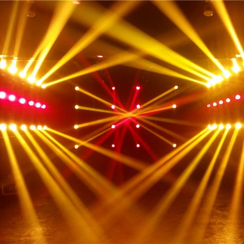 

35W DMX512 Sound Control Auto Rotating 8 Colors Changing Head Moving LED Stage Lamp