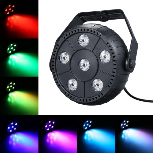 Flat 6LED Stage Light Par RGB Disco Lámpara Bar Retroiluminación La-ser Beam Party Lights