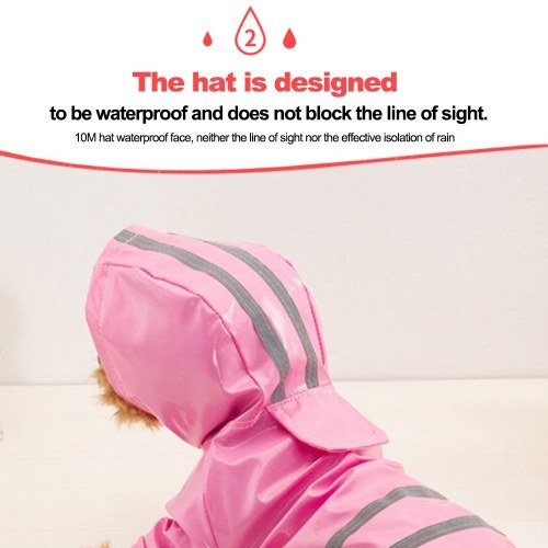 

Pet Dog Reflective Raincoat