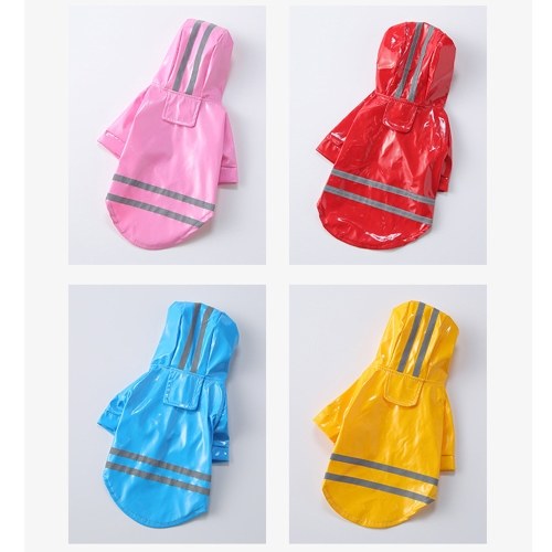 

Pet Dog Reflective Raincoat