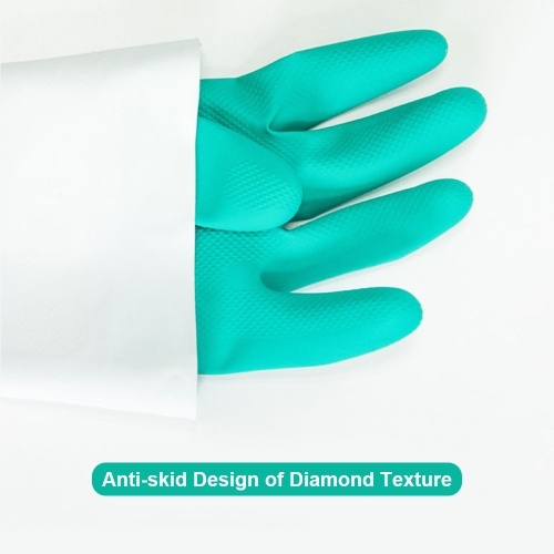 

Medicom 1159 Safety Gloves Anti-chemical Nitrile Rubber Protective Gloves Wear-resistant Waterproof Non-slip Thick Gloves
