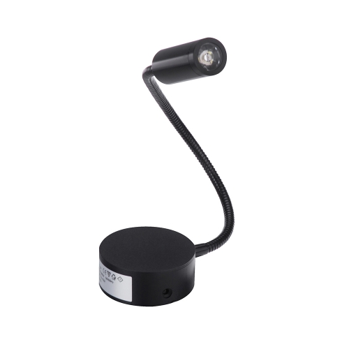 LED lámpara de cabecera pared lámparas tubo suave regulable 3W fondo espejo luz negra luz de lectura sin interruptor