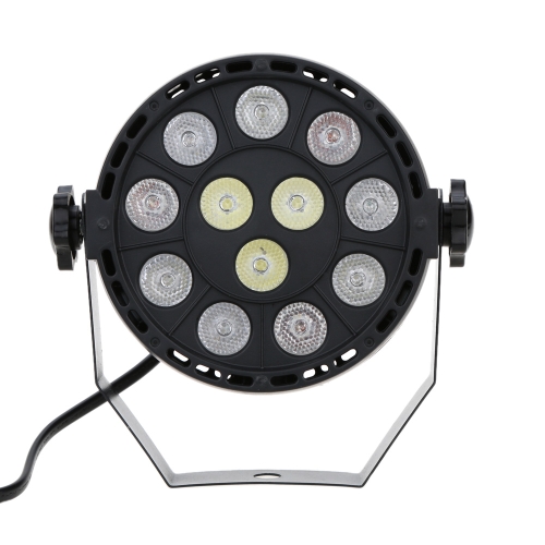 Lixada DMX-512 RGBW LED High Power Stage PAR Light 