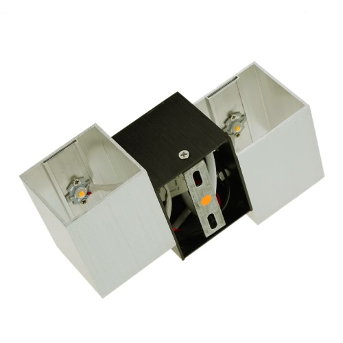 

2W 85-265V AC Современный Модный Квадратный Алюминиевый LED Настенный Светильник декоративная лампа для Спальни Гостиници Коридора