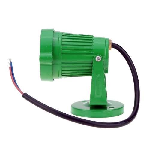

10W 85-265V AC IP65 Зеленый алюминиевый сплав LED Лампа для Лужайки высокой мощности RGB для Открытого Пруда Сада Пути Живописного района CE ROHS