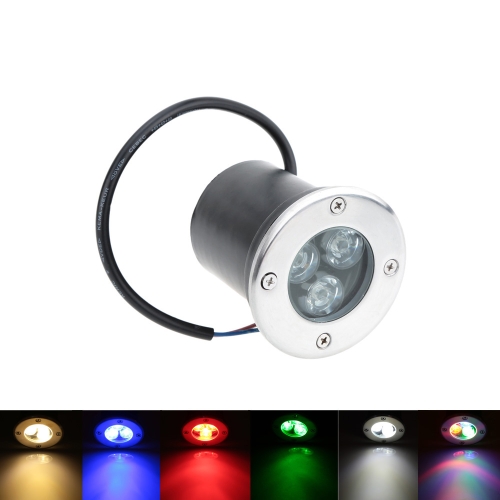 

3W 12V DC LED Водонепроницаемая закаленная стеклянная подпольная лампа