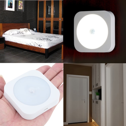 

Mini Motion Sensor LED Night Light Wireless Rechargeable Build-in Lithium Battery Cabinet Bedside Hallway CE RoHs
