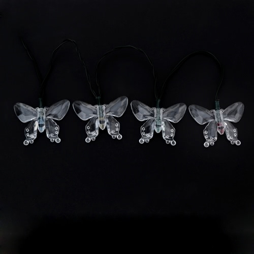 

Outdoor Garden Solar Powered 4.7M 20 LED Multi Color Butterfly Light Contriol String Lamp for Party Wedding Home Decoration