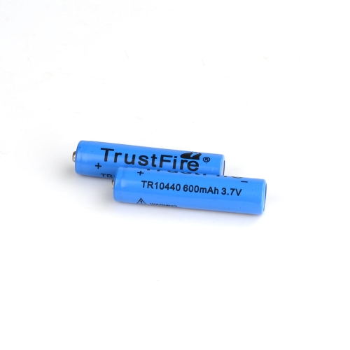 

4PCS AAA 10440 600mAh 3.7V TrustFire Rechargeable Lithium Battery