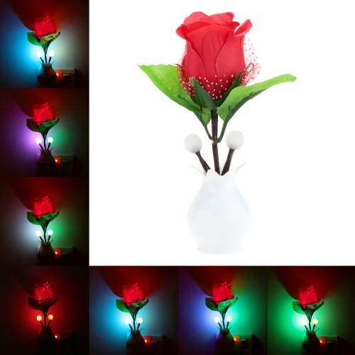 LED Flower Plant Sensor de cambio de color Light