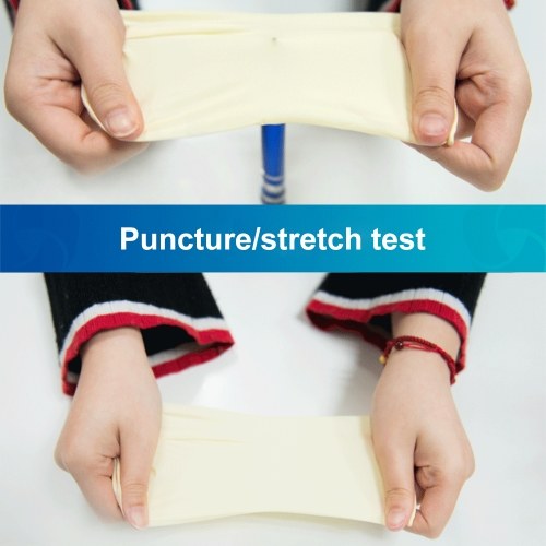 

Medicom 1204C 100Pcs Disposable Latex Glove Powder Free Strong Stretchy Gloves for Home Food Medical Laboratory Use